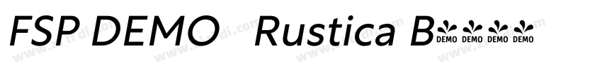 FSP DEMO   Rustica B字体转换